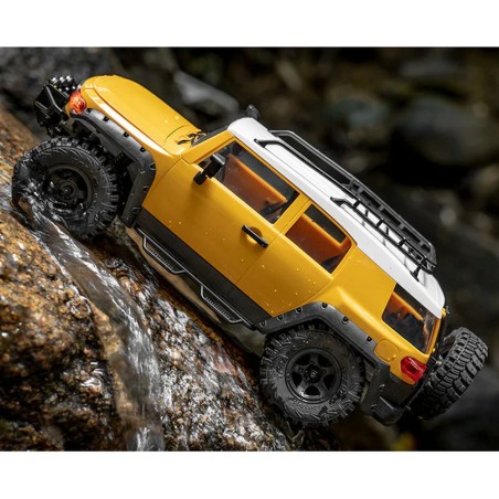 Value Edition FMS (RTR) 1:18 Toyota FJ Cruiser 4WD Rock Crawler w/Tx, LiPo & Charger (Yellow/White)