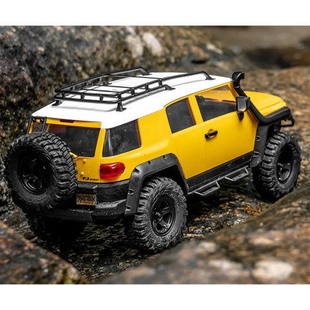 Value Edition FMS (RTR) 1:18 Toyota FJ Cruiser 4WD Rock Crawler w/Tx, LiPo & Charger (Yellow/White)