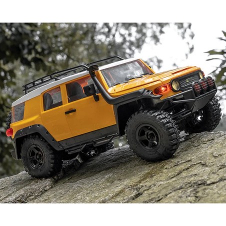 Value Edition FMS (RTR) 1:18 Toyota FJ Cruiser 4WD Rock Crawler w/Tx, LiPo & Charger (Yellow/White)