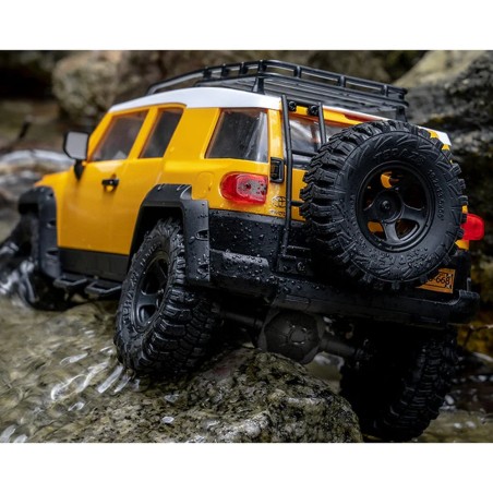 Value Edition FMS (RTR) 1:18 Toyota FJ Cruiser 4WD Rock Crawler w/Tx, LiPo & Charger (Yellow/White)