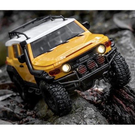 Value Edition FMS (RTR) 1:18 Toyota FJ Cruiser 4WD Rock Crawler w/Tx, LiPo & Charger (Yellow/White)