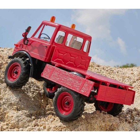 Value Edition FMS (RTR) 1:24 FCX24 Mercedes-Benz Unimog 421 4WD Rock Crawler w/2-Speed Transmission, Tx, LiPo & Charger