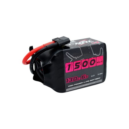 Value Edition [Combo] 2 Packungen CNHL Black Series 1500 mAh 22,2 V 6S 100 C Lipo-Akku mit XT60-Stecker