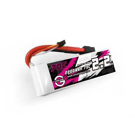 Value Edition 2 Packs CNHL G+Plus 2200mAh 11.1V 3S 70C Lipo Battery with XT60 Plug  - Brazil Warehouse