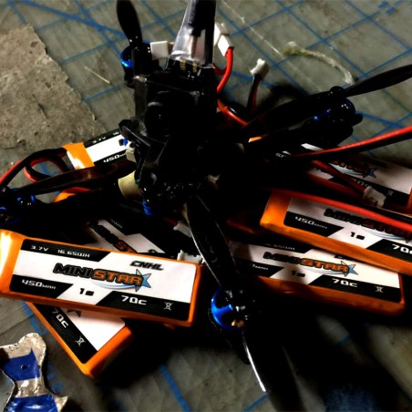 Value Edition 16 Packungen CNHL MiniStar HV 450 mAh 3,8 V 1S 70C Lipo-Akku mit PH2.0-UK Warehouse