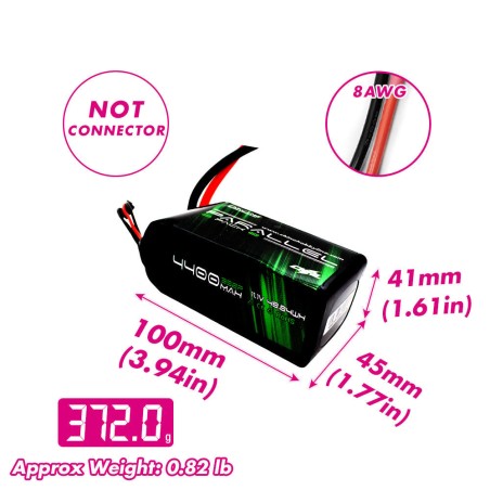 Value Edition 2 Packs CNHL Parallel Series 4400mAh 11.1V 3S 90C Shorty Lipo Battery Soft Pack - CA Warehouse