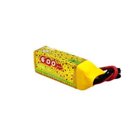 Value Edition 2 Packs CNHL Pizza Series 600mAh 11.1V 3S 120C Lipo Battery With XT30U - UK Warehouse