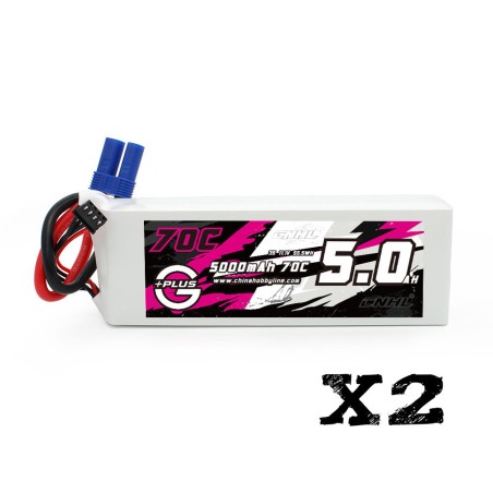 Value Edition CNHL G+Plus 5000 mAh 11,1 V 3S 70C Lipo-Akku mit EC5-Stecker