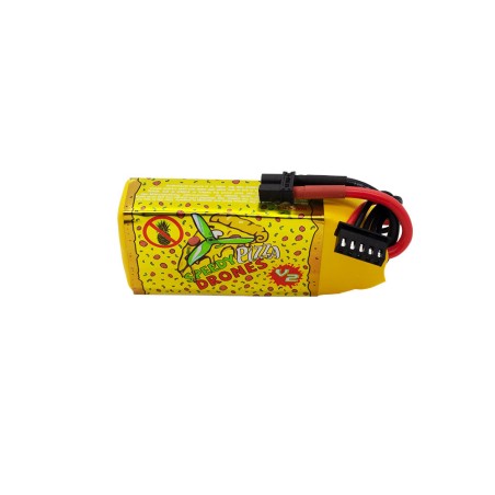 Value Edition 2 Packs CNHL Pizza Series 600mAh 14.8V 4S 120C Lipo Battery With XT30U - UK Warehouse