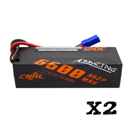 Value Edition CNHL Racing Series 6600mAh 11.1V 3S 120C Lipo Akku Hardcase mit Dean Plug