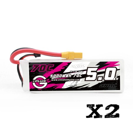 Value Edition CNHL G+Plus 5000 mAh 7,4 V 2S 70C Lipo-Akku mit XT90-Stecker