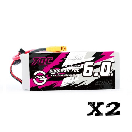 Value Edition CNHL G+Plus 6000 mAh 11,1 V 3S 70C Lipo-Akku mit XT90-Stecker