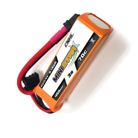 Value Edition 12 Packungen CNHL LiHV MiniStar 450 mAh 11,4 V 3S 70C Lipo-Akku mit XT30U-UK Lager