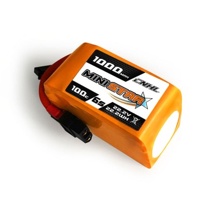 Value Edition 4 Packungen CNHL MiniStar 1000 mAh 22,2 V 6S 100 C Lipo-Akku mit XT60-Stecker – UK-Lager