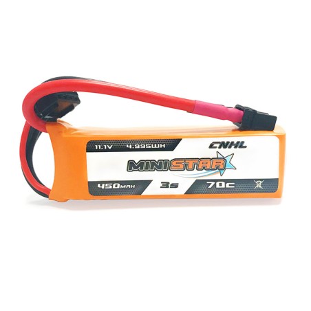 Value Edition 4 Packungen CNHL MiniStar 450 mAh 11,1 V 3S 70C Lipo-Akku mit XT30U – UK Warehouse