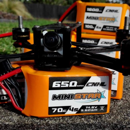 Value Edition 4 Packungen CNHL MiniStar 650 mAh 14,8 V 4S 70C Lipo-Akku mit XT30U – UK-Lager