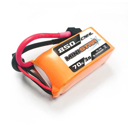 Value Edition 4 Packungen CNHL MiniStar 850 mAh 11,1 V 3S 70C Lipo-Akku mit XT60-Stecker