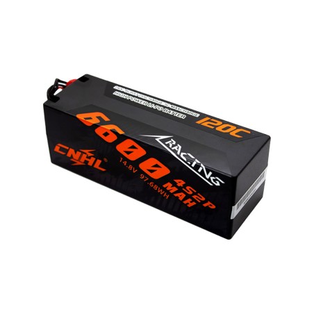 Value Edition CNHL Racing Series 6600 mAh 14,8 V 4S 120C Hartschalen-Lipo-Akku mit EC5-Stecker