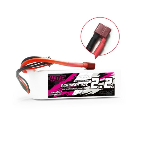 Value Edition CNHL 2200 mAh 7,4 V 2S 40C Lipo-Akku mit T/Dean-Stecker