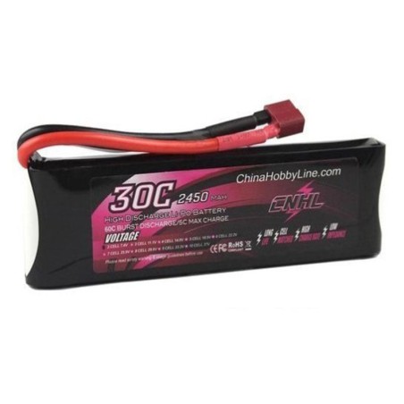 Value Edition CNHL 2450 mAh 7,4 V 2S 30C Lipo-Akku mit T/Dean-Stecker