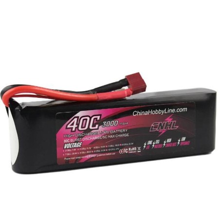 Value Edition CNHL 3000 mAh 14,8 V 4S 40C Lipo-Akku mit T/Dean-Stecker