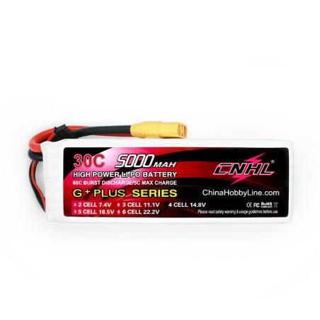 Value Edition CNHL 5000 mAh 14,8 V 4S 30C Lipo-Akku mit XT90-Stecker