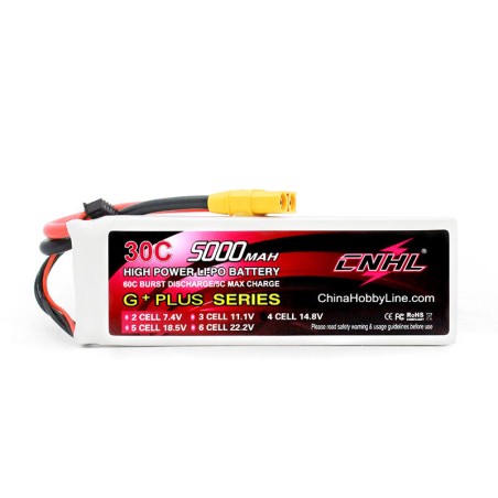 Value Edition CNHL 5000 mAh 14,8 V 4S 30C Lipo-Akku mit XT90-Stecker