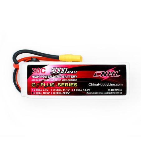 Value Edition CNHL 5000 mAh 18,5 V 5S 30C Lipo-Akku mit XT90-Stecker