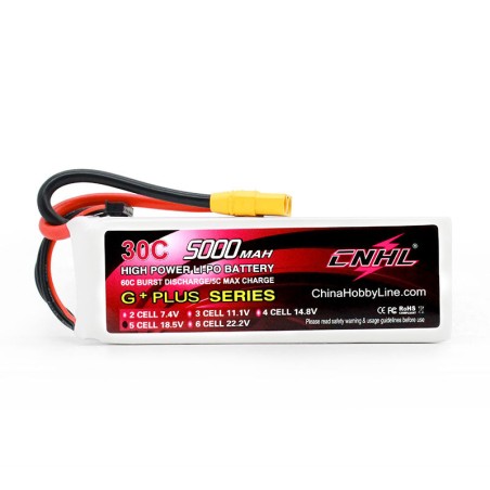 Value Edition CNHL 5000 mAh 18,5 V 5S 30C Lipo-Akku mit XT90-Stecker