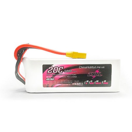 Value Edition CNHL 5000 mAh 22,2 V 6S 20C Lipo-Akku mit XT90-Stecker