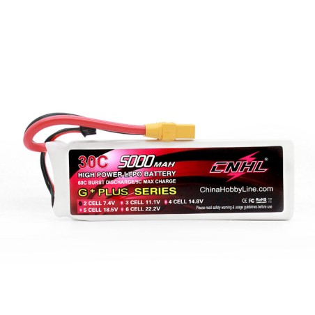 Value Edition CNHL 5000 mAh 7,4 V 2S 30C Lipo-Akku mit XT90-Stecker