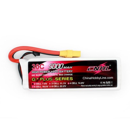 Value Edition CNHL 5000 mAh 7,4 V 2S 30C Lipo-Akku mit XT90-Stecker